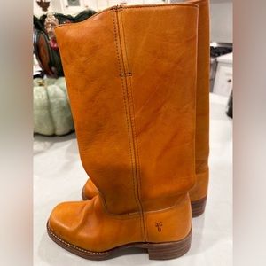 Frye CAMPUS 14L Women’s Boots in Saddle color